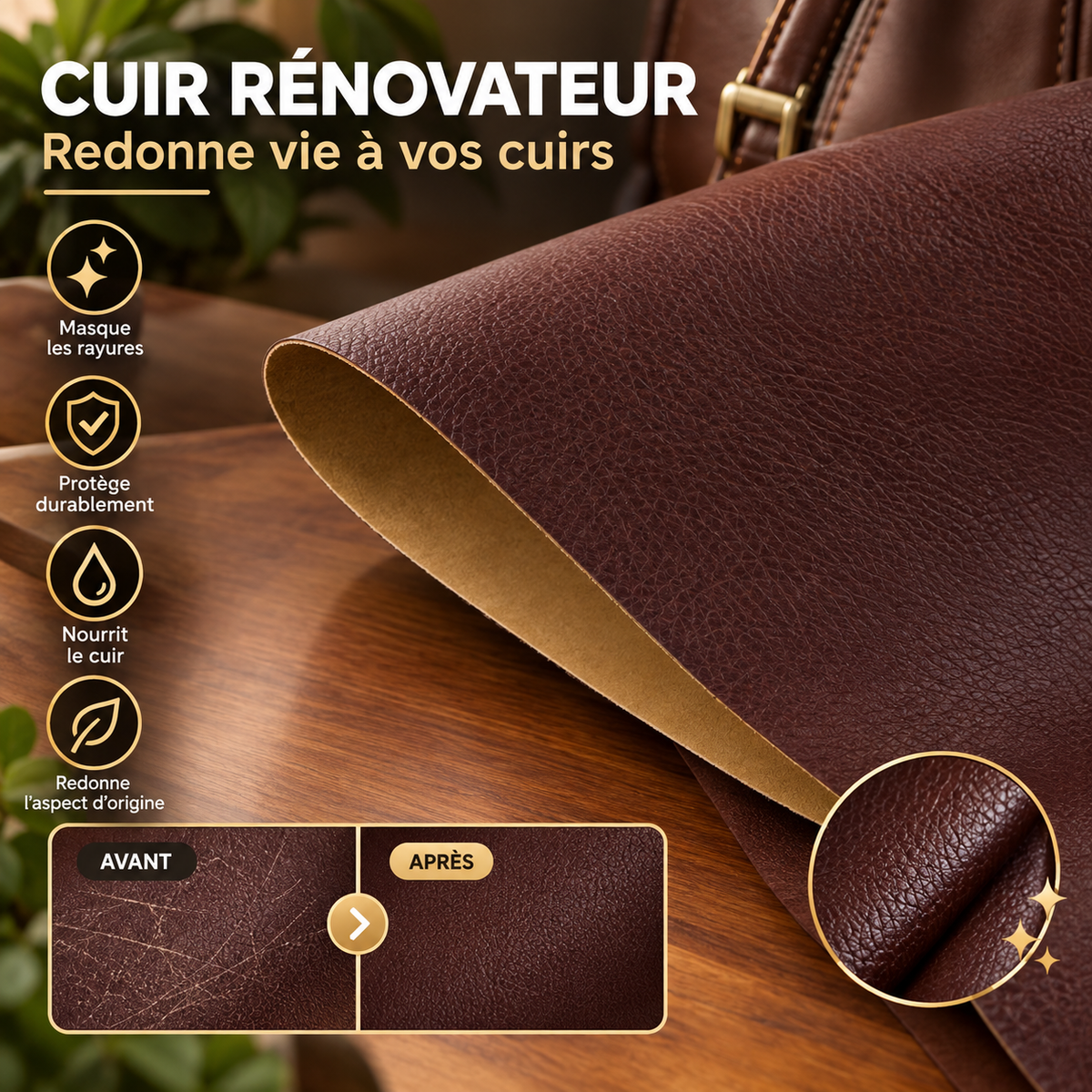 Le Patch Réparation Cuir