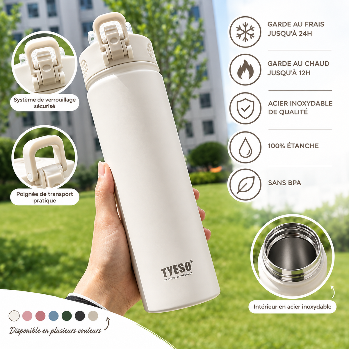 Bouteille isotherme thermos