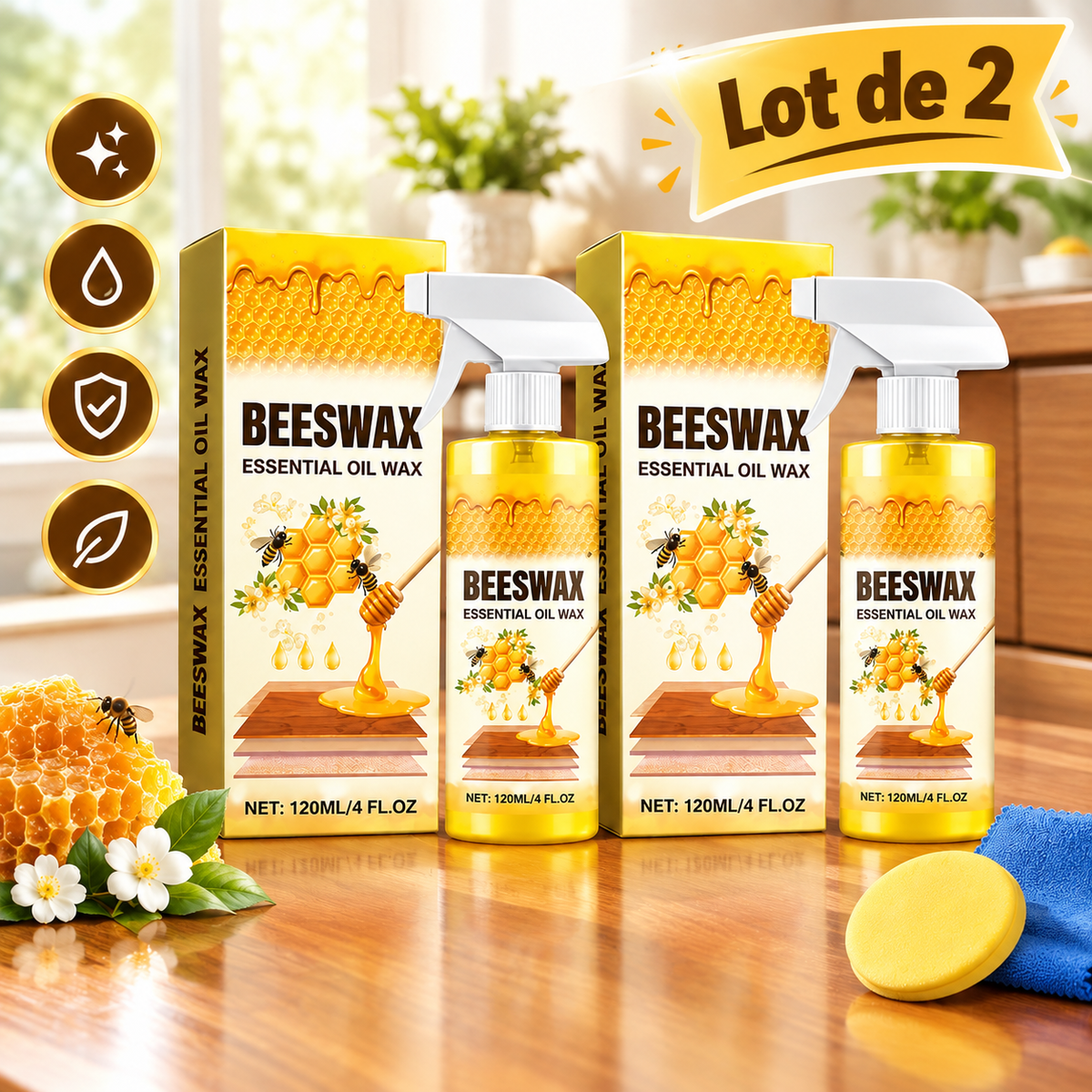 Le Spray Cire d'Abeille